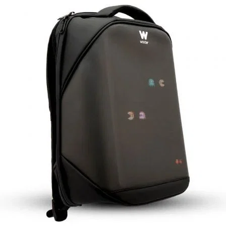 Woxter T3HD Mochila con Pantalla LED Matriz de Puntos 64x64 Programable Impermeable 15L Negra AC26-010